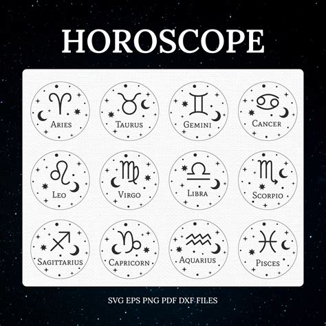 Zodiac Signs SVG MasterBundles