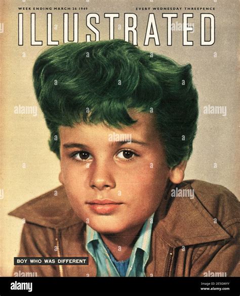 1949 Illustrated Magazine Actor Dean Stockwell Stock Photo Alamy