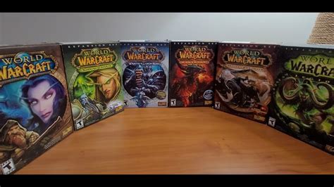 Wow Warcraft Expansions Unboxing Timeline Youtube