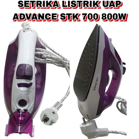 Jual SETRIKA LISTRIK UAP ADVANCE STK 700 800W Shopee Indonesia