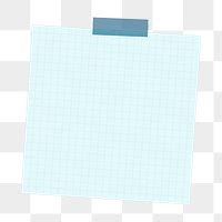 Light Blue Grid Notepaper Sticker Premium Png Sticker Rawpixel