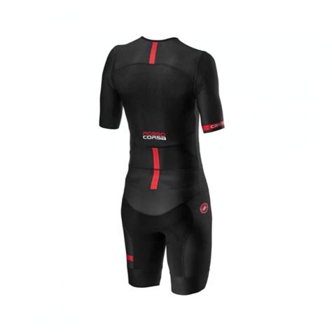 Castelli Free Sanremo Kurzarm Trisuit Schwarz