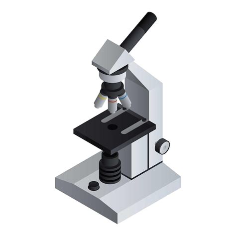 Premium Vector | Dna microscope icon isometric of dna microscope vector ...