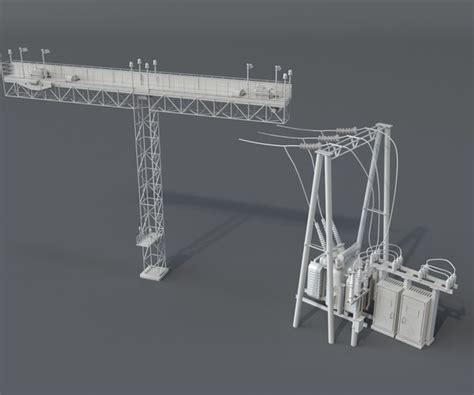 Artstation Electric Towers 20 Pieces Resources