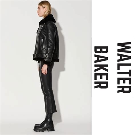 Walter Baker Jackets Coats Nwt Walter Baker Lamb Leather Jacket