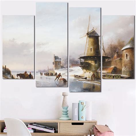 Aliexpress.com : Buy Classic Country Landscape Oil Painting Print on ...