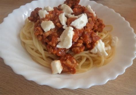 Spaghetti Bolonese Z Serem Mozzarella Doradcasmaku Pl