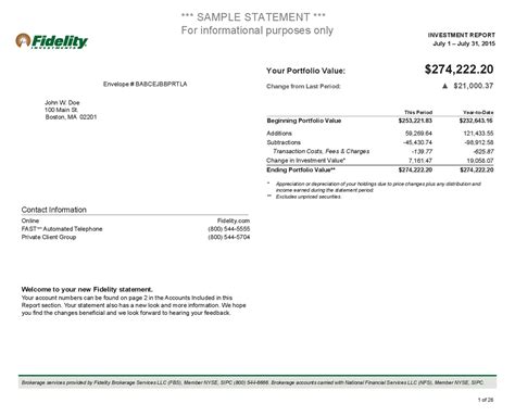 Fidelity Account Statements Frequently Asked Questions The New