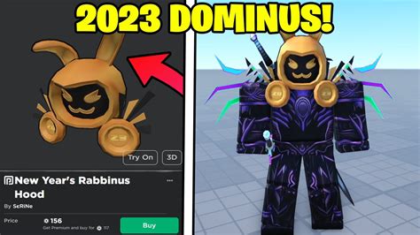 Roblox New Year Dominus Limited Time Item Youtube