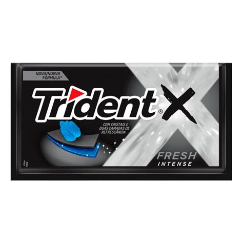 Chiclete Fresh Intense X Trident 8g Rafas Super Varejão