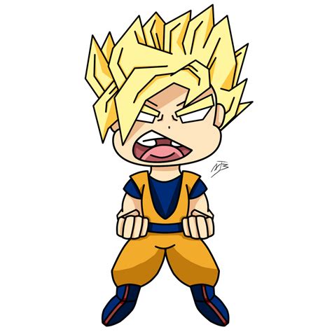 Chibi Goku By Cosmerart On Deviantart