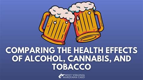 Comparing the Health Effects of Alcohol, Cannabis, and Tobacco