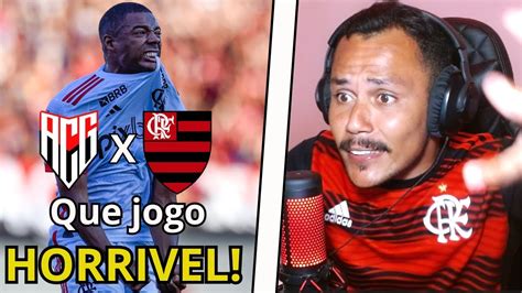 REACT ATLÉTICO GO x FLAMENGO Estréia do Brasileirão YouTube