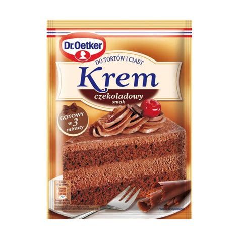 Krem do tortów i ciast CZEKOLADOWY 140g Dr Oetker Kremy Dodatki