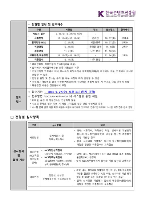 한국콘텐츠진흥원 정규직 신입사업관리 일반행정 채용 공모전 대외활동 링커리어