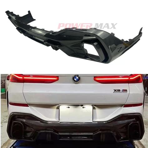 High Quality LD Style Carbon Fiber Car Bumpers Rear Lip For BMW X6 G06