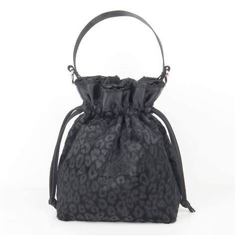 Shop Leopard Ribbon Bucket Lucky Bag Black By A By A Sift Pick