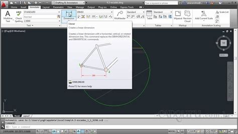 Acabamento de piso Curso de AutoCAD 2013 Detalhamento Arquitetônico