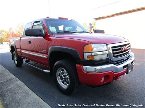 2003 Gmc Sierra 2500 Hd Slt Duramax Turbo Diesel 4x4 Extended Cab Sb