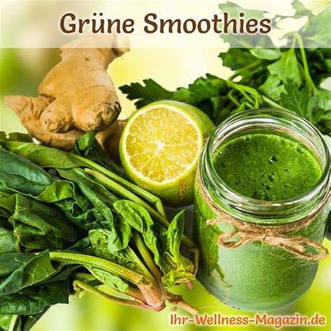 Gr Ner Ingwer Smoothie Rezept F Rs Immunsystem Zum Abnehmen Und