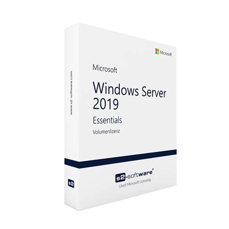 Microsoft Windows Server 2019 Essentials Used Software