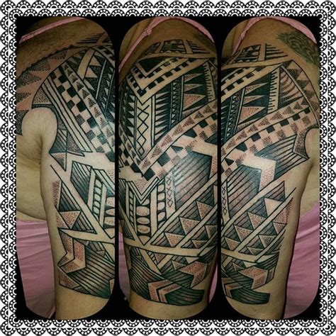 Good Start On This Samoan Polynesian Inspired Sleeve Tha Flickr