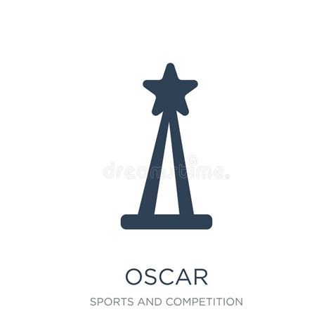 Oscar Icon in Trendy Design Style. Oscar Icon Isolated on White Background Stock Vector ...