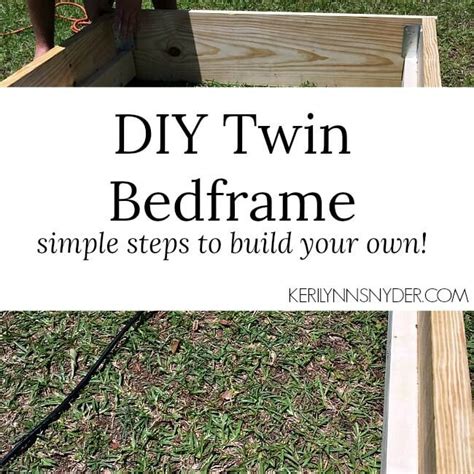 A Simple DIY Bed Frame - Intentional Living