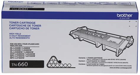 Brother Genuine High Yield Toner Cartridge Tn Replacement Black