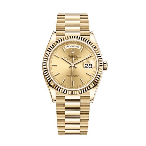 Rolex Day Date Yellow Gold Replica United Luxury