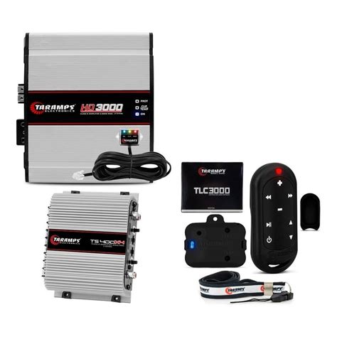 Kit Som Automotivo Modulo Taramps Hd Ohm Ts X W