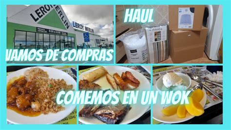 VLOG NOS VAMOS DE COMPRAS HAUL COMEMOS WOK YouTube