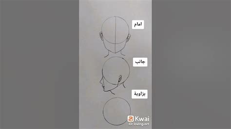 تعليم رسم وضعيات الرأس Youtube