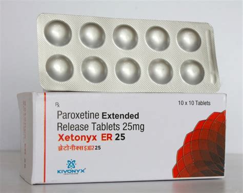 Paroxetine Extended Release Tablets For Clinical Prescription Rs 159