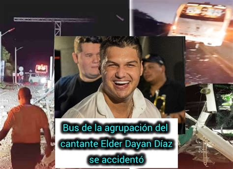 El conductor del bus de la agrupación de Elder Dayan Díaz se durmió y