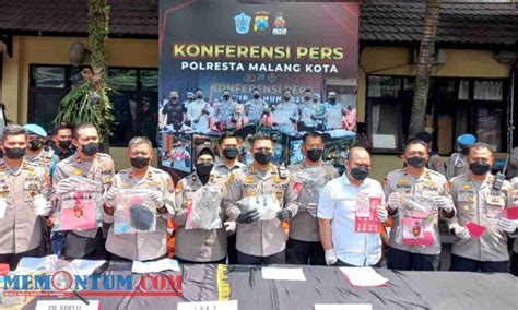 Operasi Tumpas Semeru Jajaran Polresta Malang Kota Bekuk