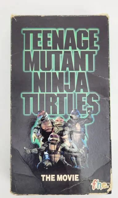 TEENAGE MUTANT NINJA Turtles The Movie 1990 VHS Version TMNT Steve