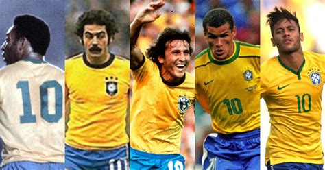 Os 10 Maiores Camisas 10 Da História Da Seleção Brasileira 90min