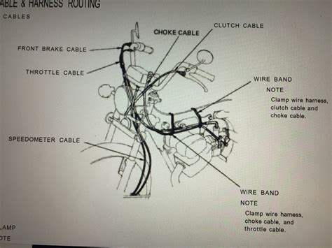 Cm T Clutch Cable Routing Honda Twins