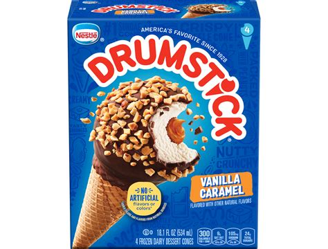 Vanilla Caramel Sundae Cones Official DRUMSTICK