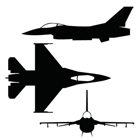 F16 jet fighter icon set 27508957 Vector Art at Vecteezy