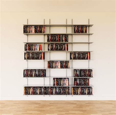 Wall Mounted DVD Storage Shelving – Modern Shelving