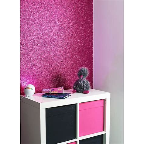 Arthouse Sequin Sparkle Wallpaper Hot Pink 1 Ct Shipt