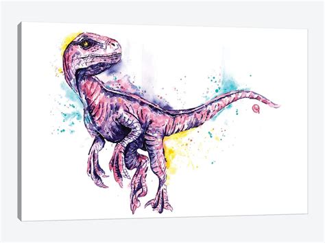 Blue The Raptor Canvas Art Print By Lisa Whitehouse Icanvas