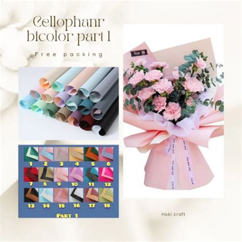 Jual Kertas Buket Warna Part Flower Wrapping Paper X Cm