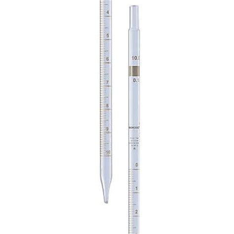 Borosil Reusable Class A Mohr Measuring Pipettes Pipets With