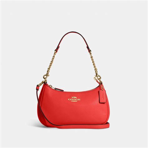 Coach Outlet Teri Shoulder Bag In Red Lyst