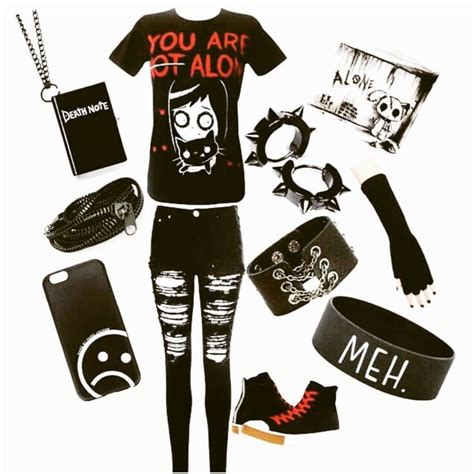 Pin On Style émo Cute Emo Outfits Emo Outfits Emo Girl Outfit