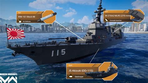 JS Akizuki DD 115 New June Free Battle Pass Ship Review