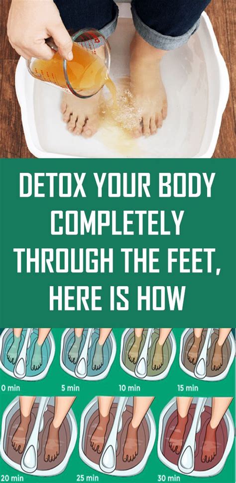 Detox Your Body Completely Through The Feet Here Is How Detox Your Body Detox Natural Body